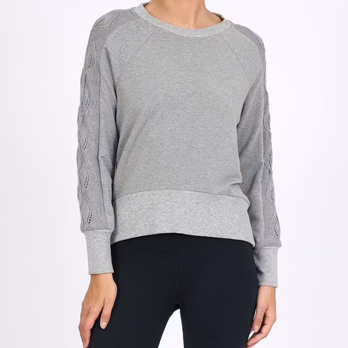 Sweatshirt Tree of Life Silver Melange - Dharma Bums