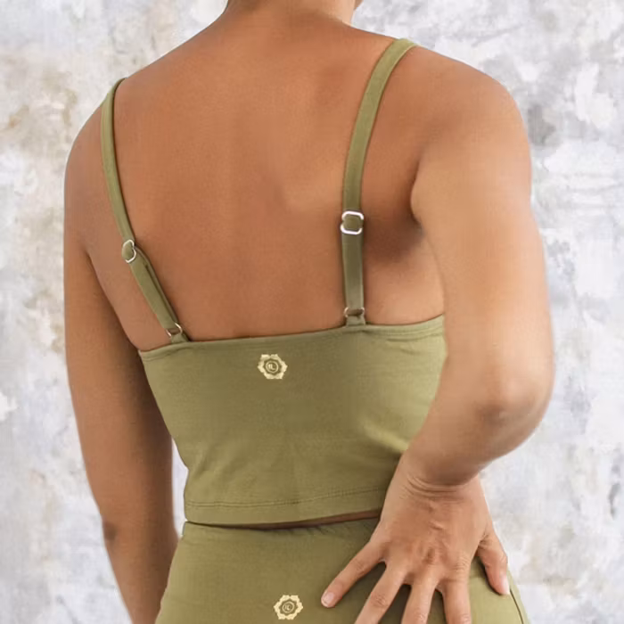 Yogatopp Ananda tank Olive - Indigo Luna