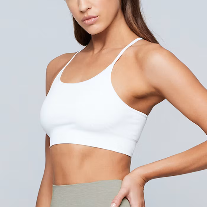 Sport-BH Yoga Seamless Zen Top White - Moonchild Yogawear