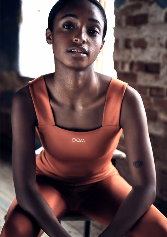 Yogaleggings Eden Maple Orange - DOM