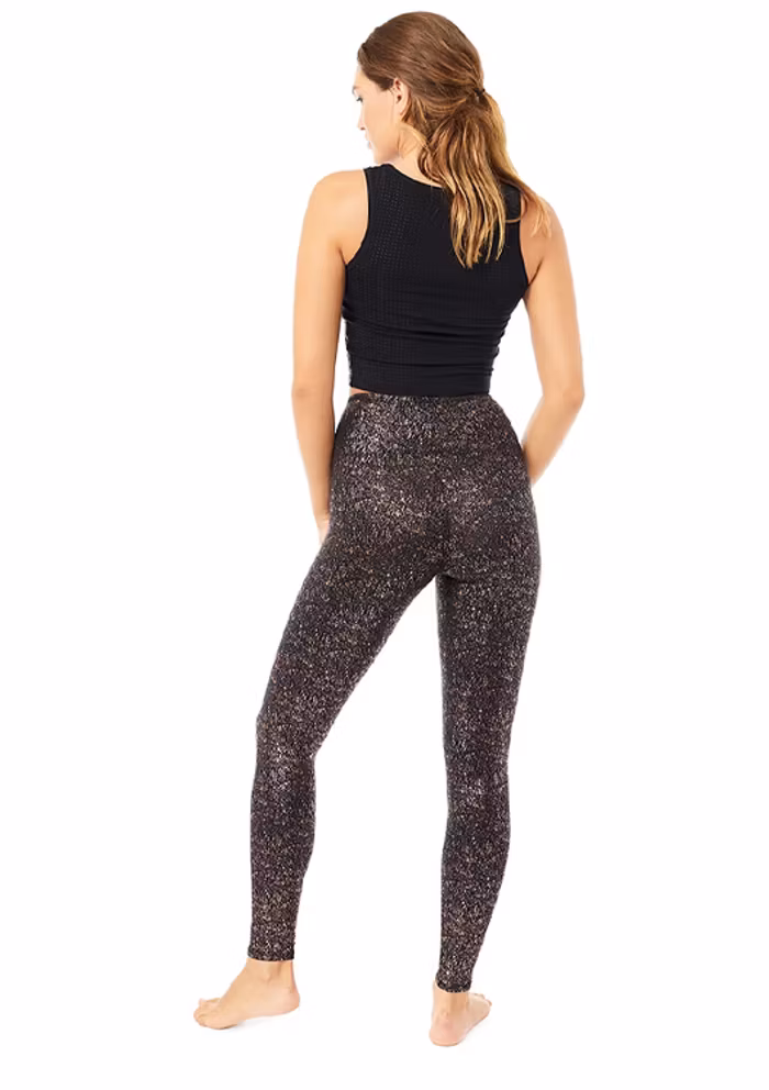 Crop Top Sparkling Black - Mandala