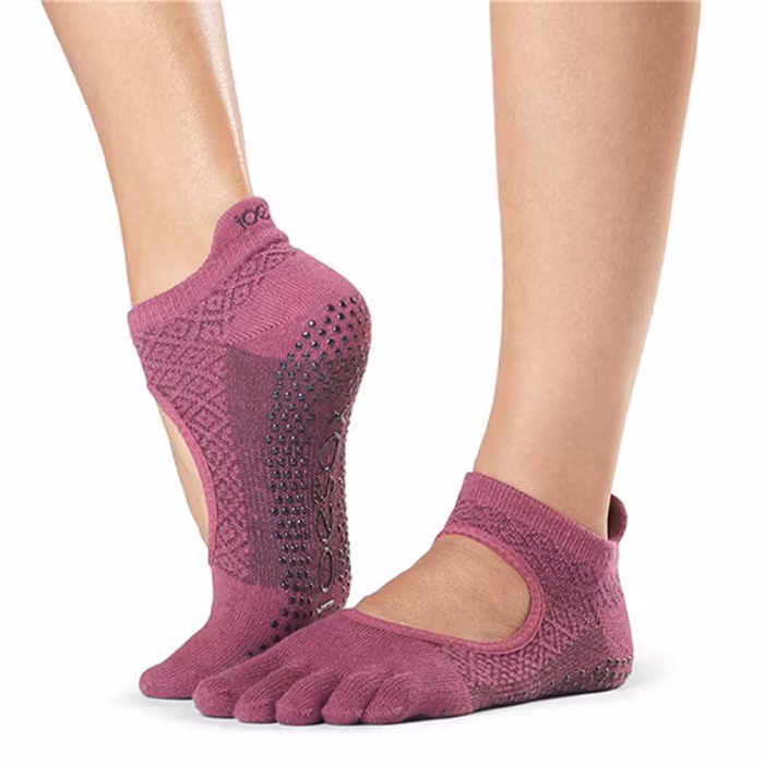 Yogastrumpor Fulltoe Bellarina Grip Groovy - Toesox