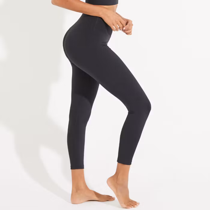 Yogaleggings High Waist Black 7/8 - Dharma Bums