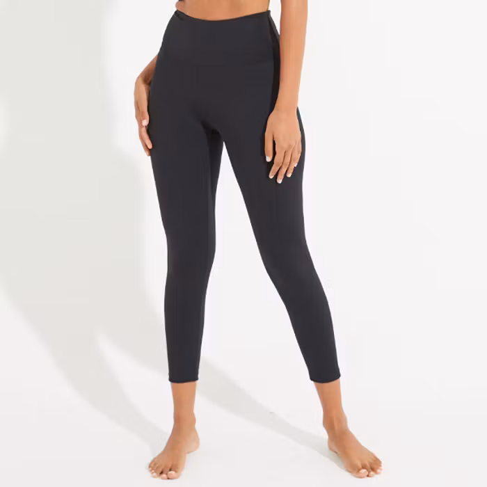 Yogaleggings High Waist Black 7/8 - Dharma Bums