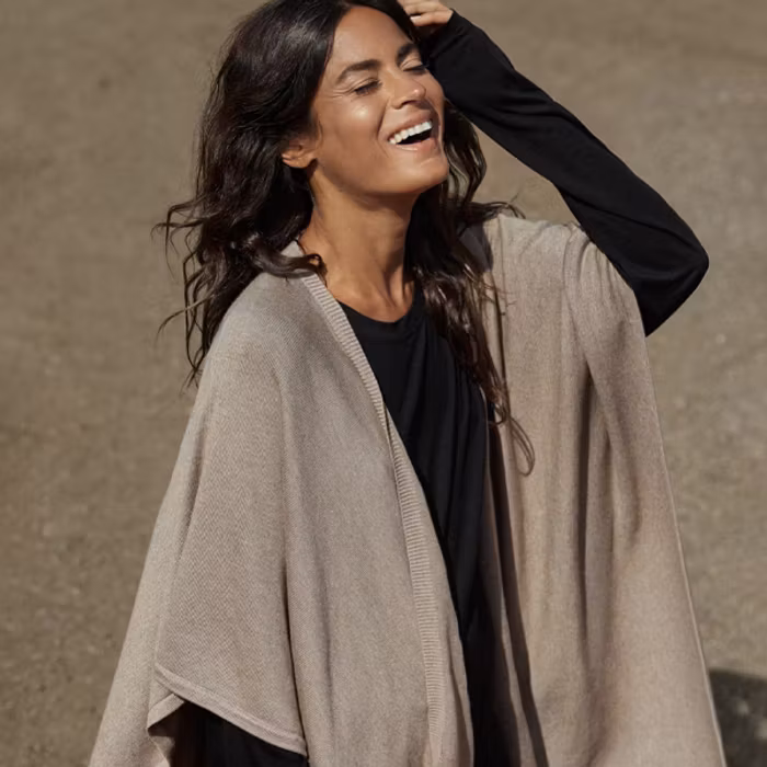Sjal Mirja Big & Soft Cognac - Movesgood
