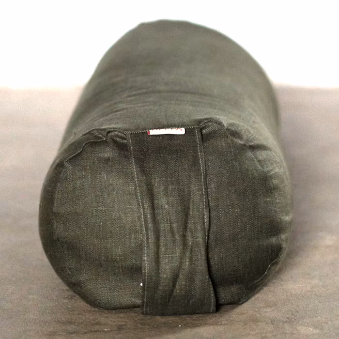 Yogabolster linne Khakigrön - Heppa Design