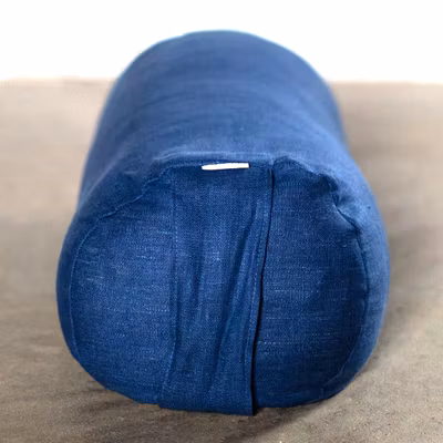 Yogabolster linne Jeansblå - Heppa Design