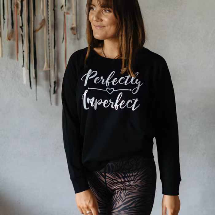 Tröja Perfectly Imperfect Black - Soul Factory