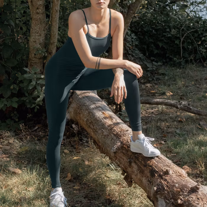 Jumpsuit The Unitard Moss - Girlfriend Collective