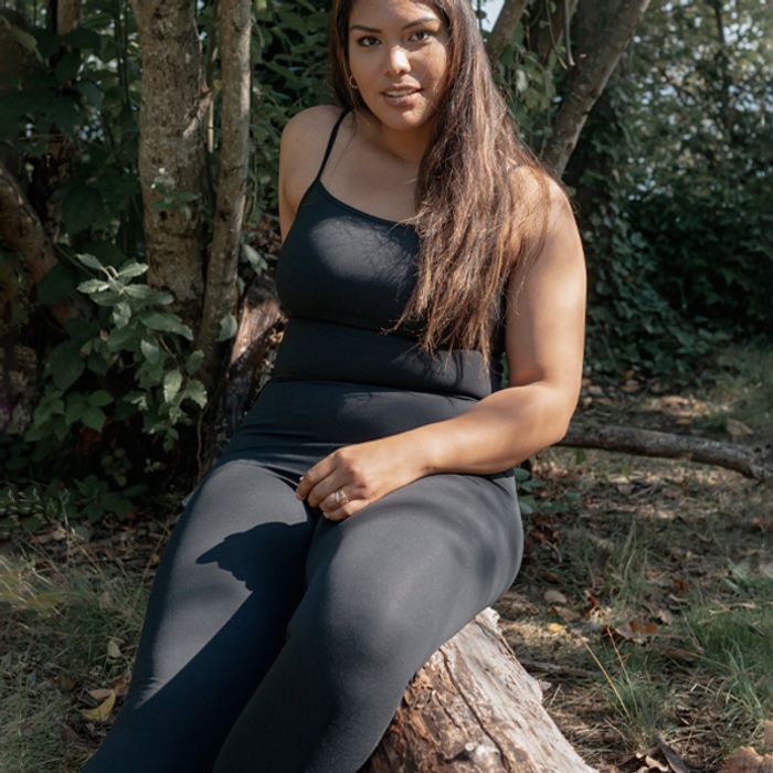 Jumpsuit The Unitard Black - Girlfriend Collective