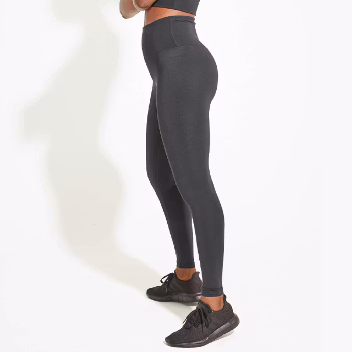 Yogaleggings High Waist Black Full Length - Dharma Bums