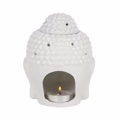Aromalampa Buddha vit Aromalampa Buddha vit