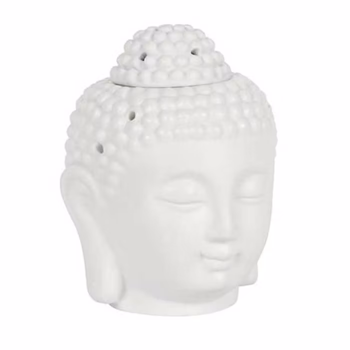 Aromalampa Buddha vit