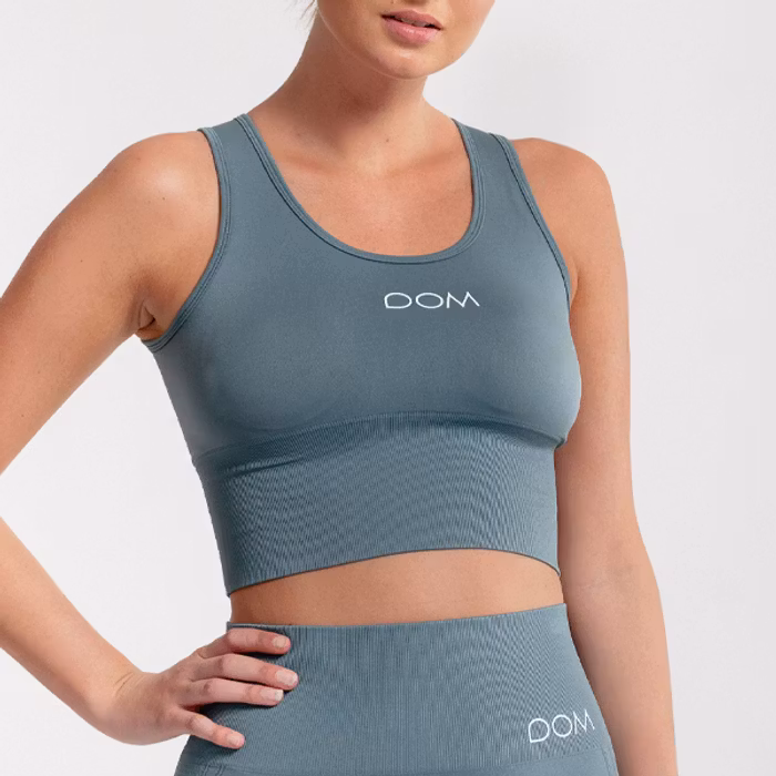 Sport-BH Crop Top Seamless June Deep Sea - DOM