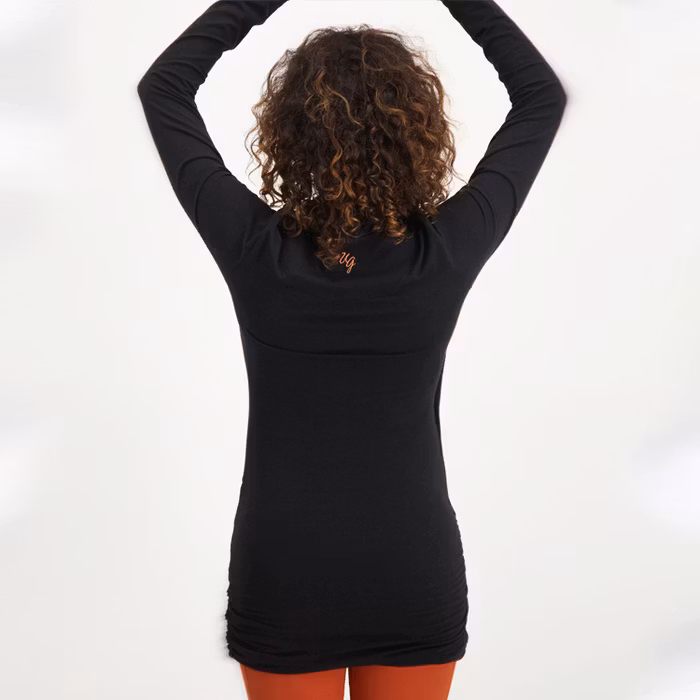 Yogatröja Good Karma longsleeve Onyx Black - Urban Goddess