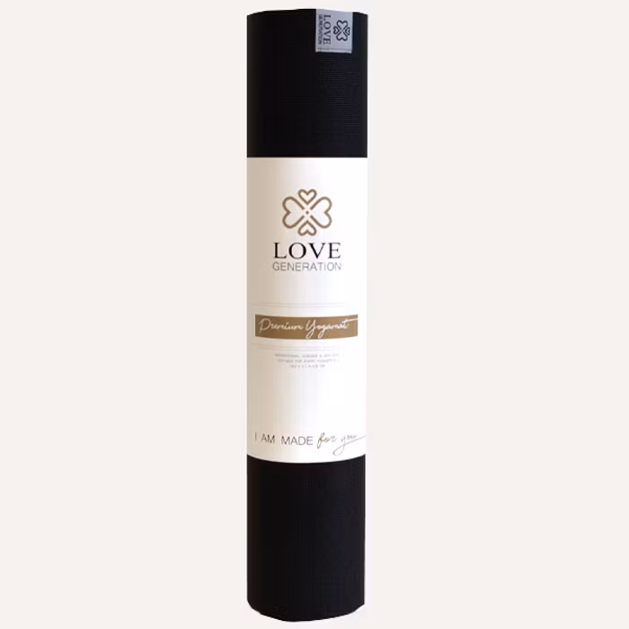 Yogamatta Premium Diamond Black 6mm - Love Generation