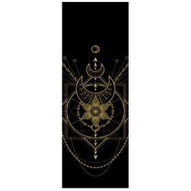 Yogamatta Sacred Extra Thick Black 6mm - Love Generation