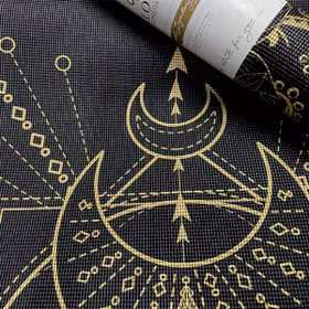 Yogamatta Sacred Extra Thick Black 6mm - Love Generation Yogamatta Sacred Extra Thick Black 6mm - Love Generation