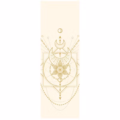 Yogamatta Sacred Extra Thick Ivory White 6mm - Love Generation