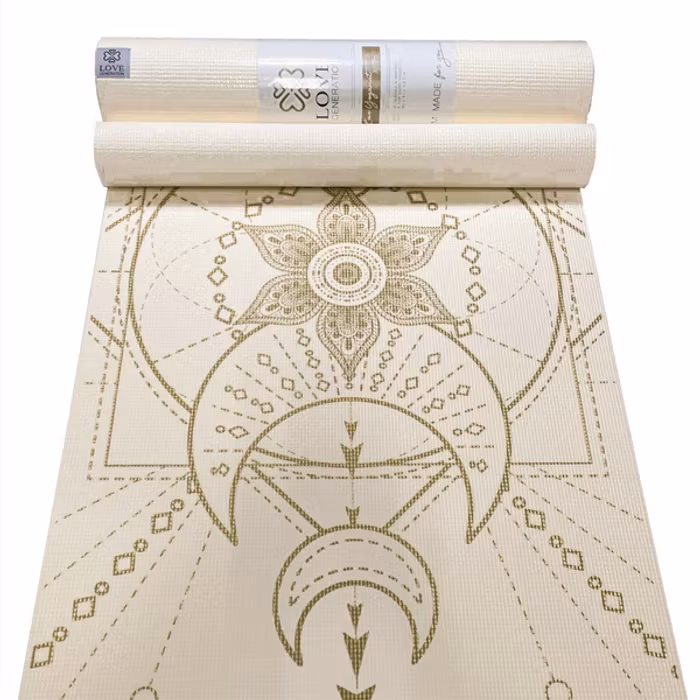 Yogamatta Sacred Extra Thick Ivory White 6mm - Love Generation