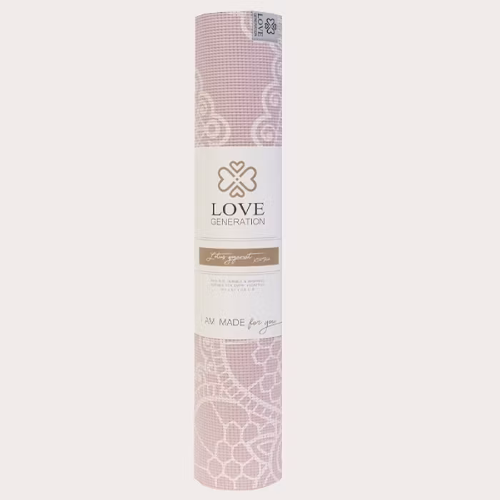 Yogamatta Lotus Extra Thick Pink 6mm - Love Generation