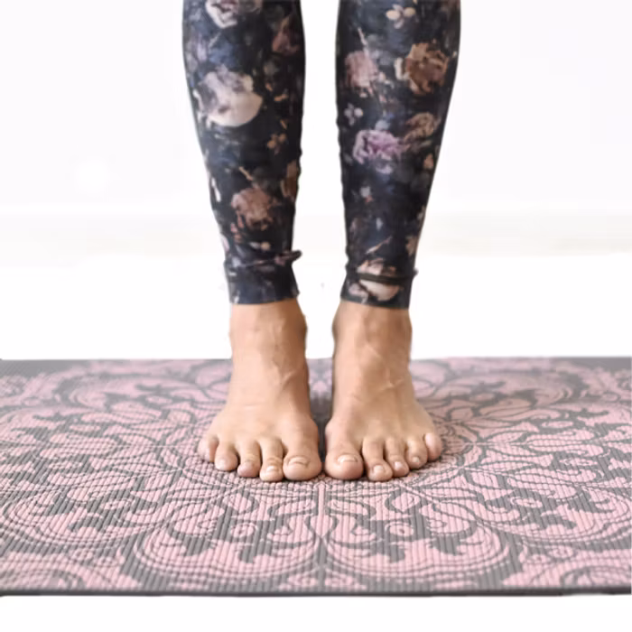 Yogamatta Mandala Warm Grey 4mm - Love Generation