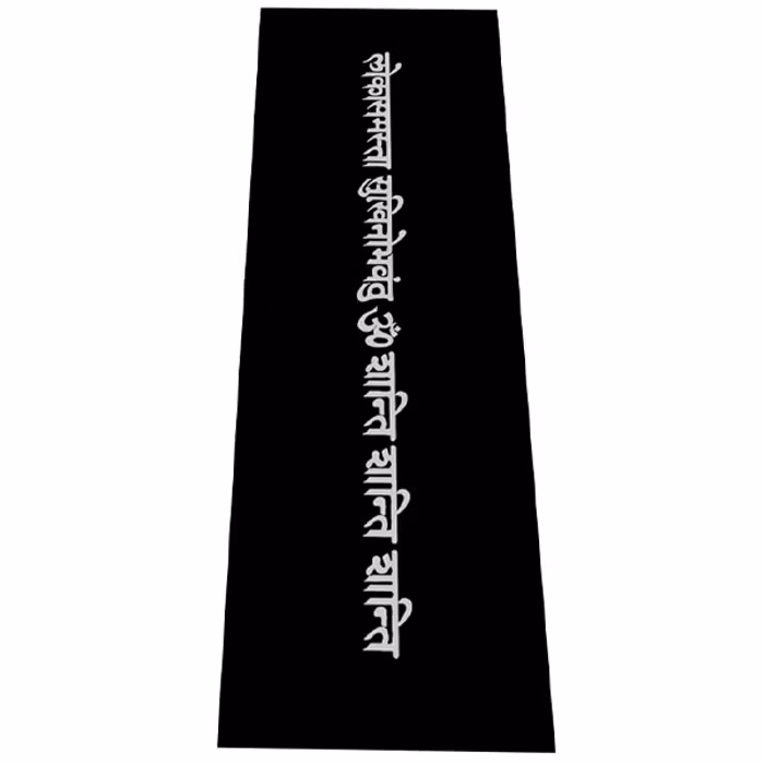 Yogamatta Mantra Black 4mm - Love Generation