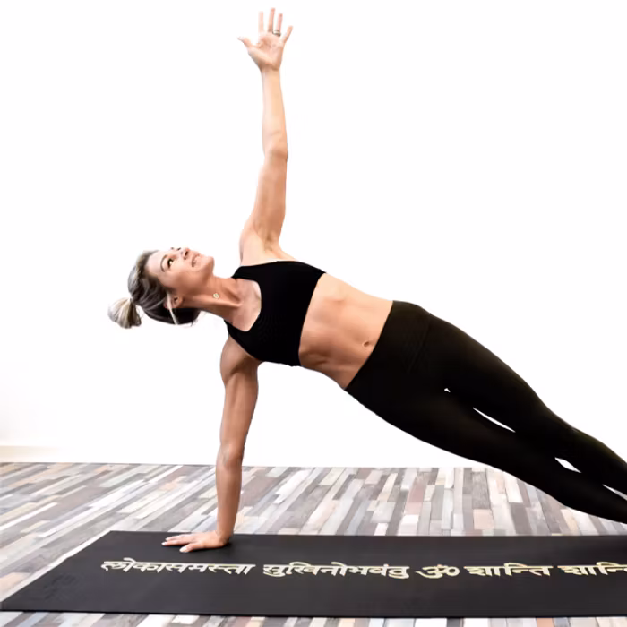 Yogamatta Mantra Black 4mm - Love Generation