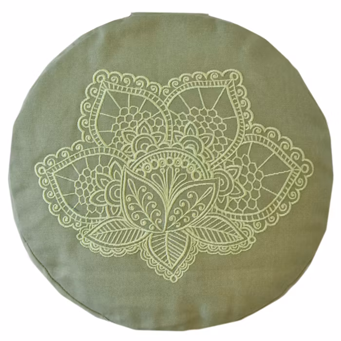 Meditationskudde Lotus Olive Green - Love Generation