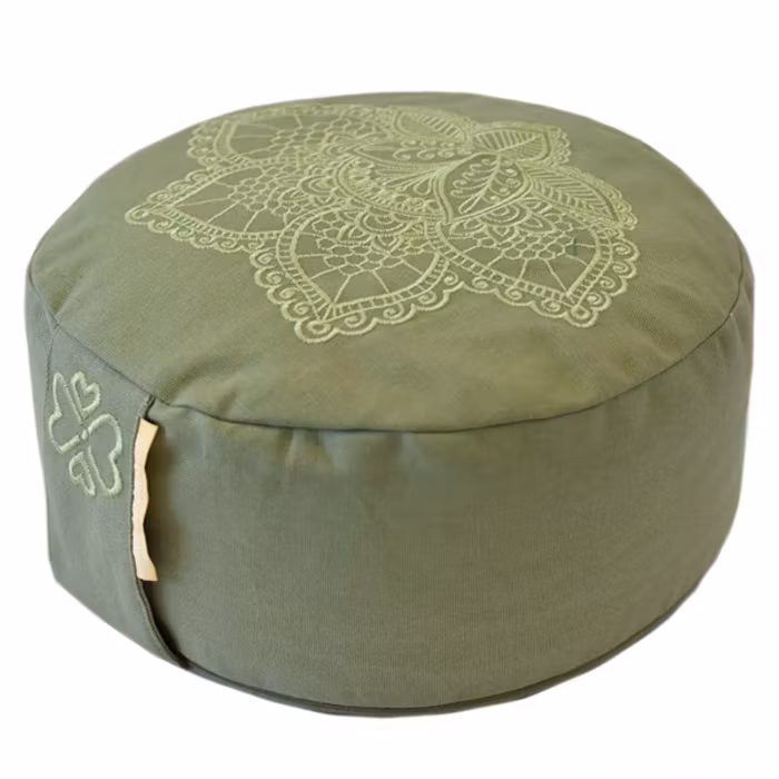 Meditationskudde Lotus Olive Green - Love Generation