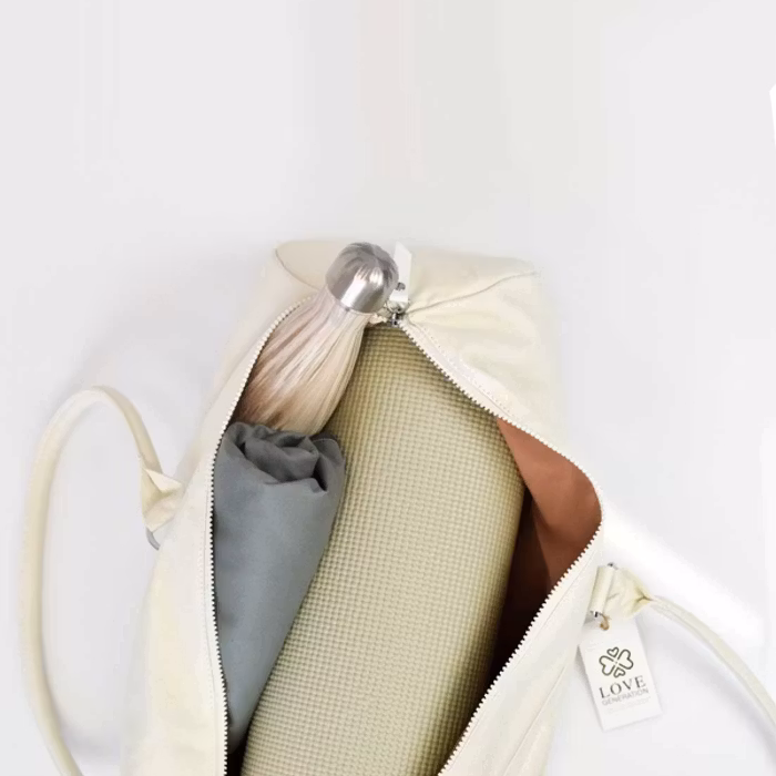 Yogaväska Ivory White Stor - Love Generation