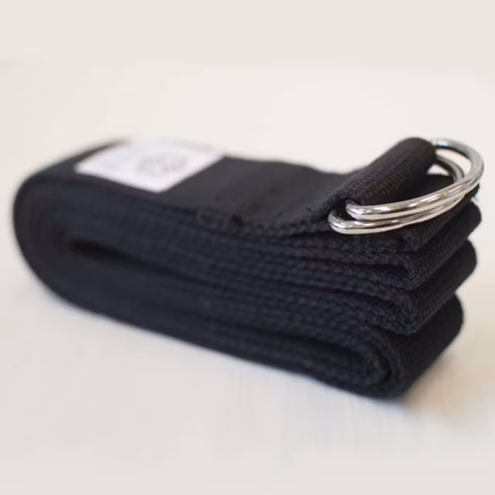 Yogabälte Cotton Black - Love Generation