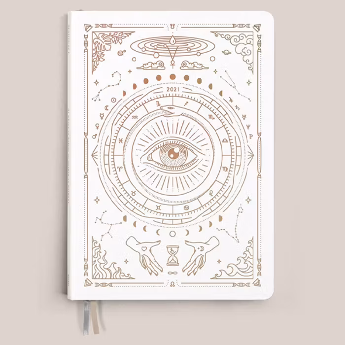 Kalender 2021 Astrological Planner White - Magic of I