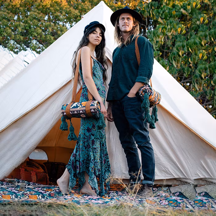 Picknick filt Emerald Forest - Wandering Folk