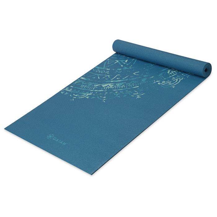 Yogamatta 4mm Jade Mandala - Gaiam