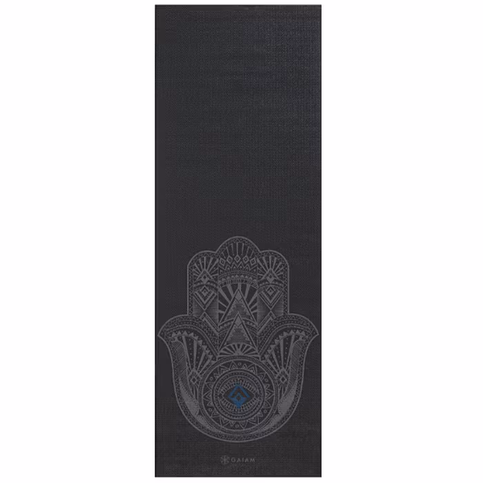 Yogamatta 4mm Grey Hamsa - Gaiam