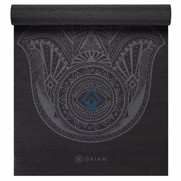 Yogamatta 4mm Grey Hamsa - Gaiam