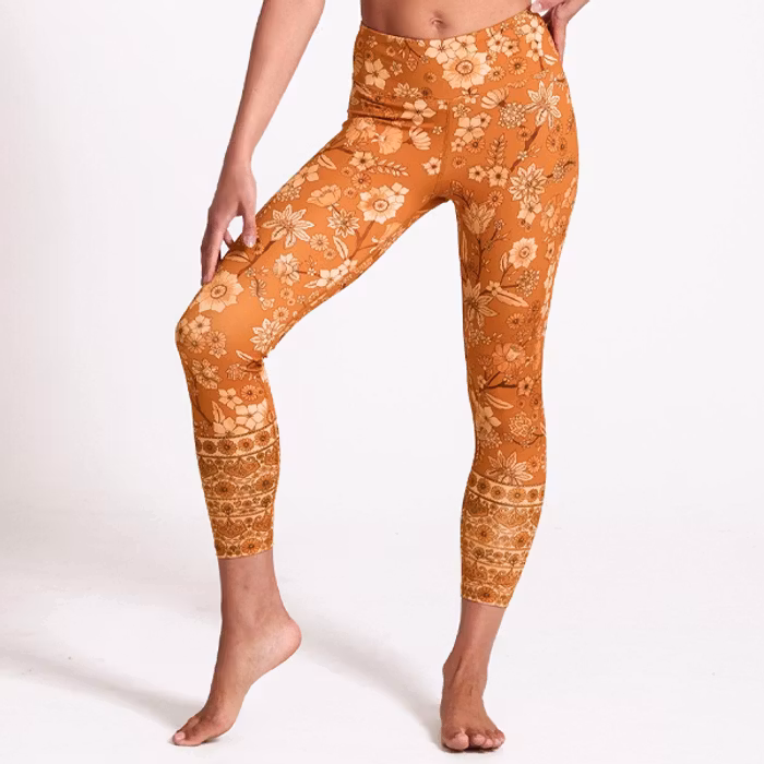 Yogaleggings Balance Honey Kiss High Waist 7/8 - Dharma Bums