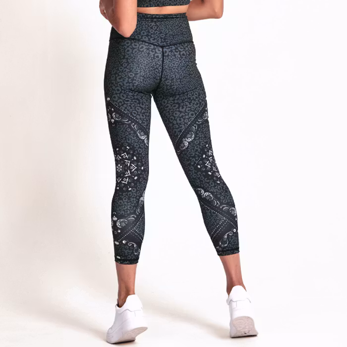 Yogaleggings Balance Soul Search High Waist 7/8 - Dharma Bums