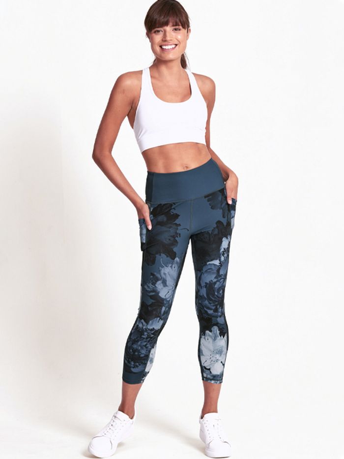 Yogaleggings Motion Morning Mist Pocket 7/8 - Dharma Bums
