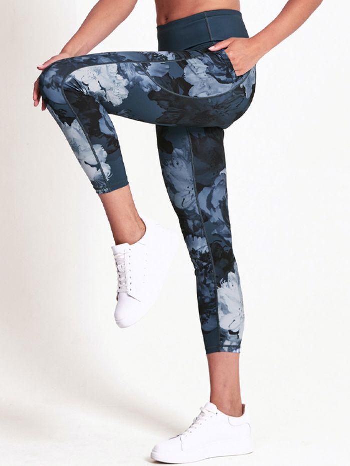 Yogaleggings Motion Morning Mist Pocket 7/8 - Dharma Bums