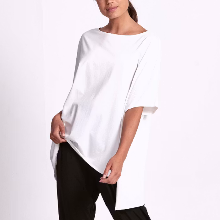 Yogatröja Oversized Drape Tee White - Dharma Bums