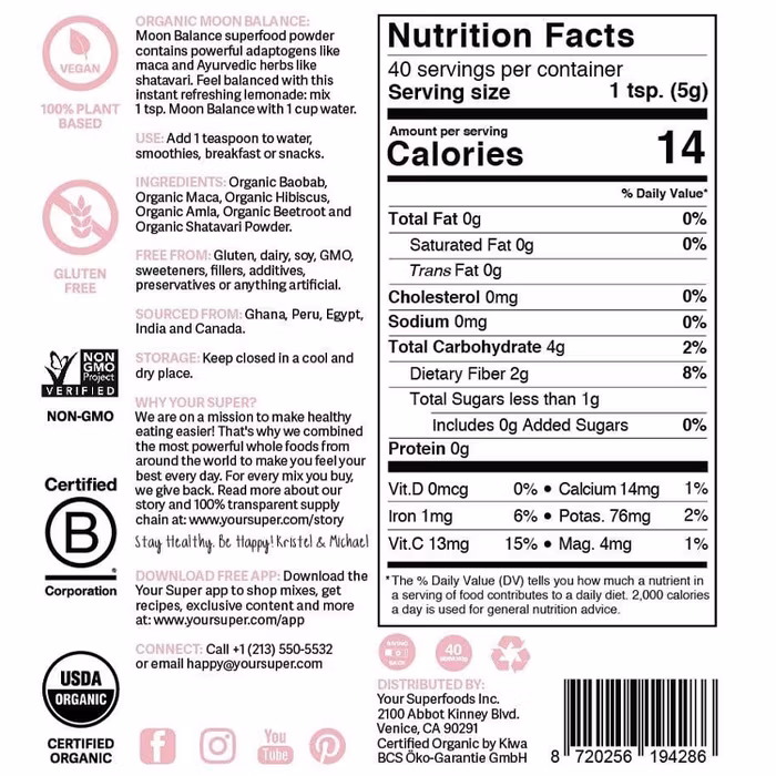Moon Balance - Your Superfoods