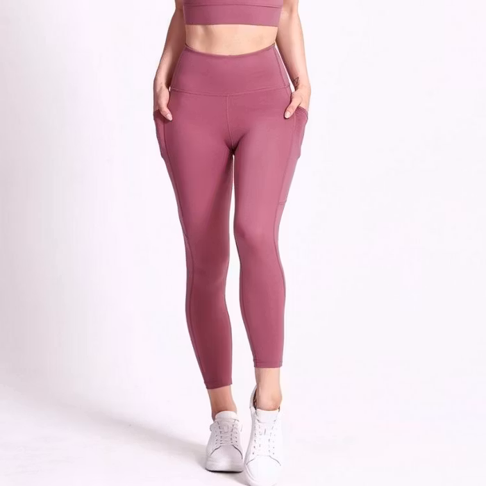 Yogaleggings Motion Rose water Pocket 7/8 - Dharma Bums