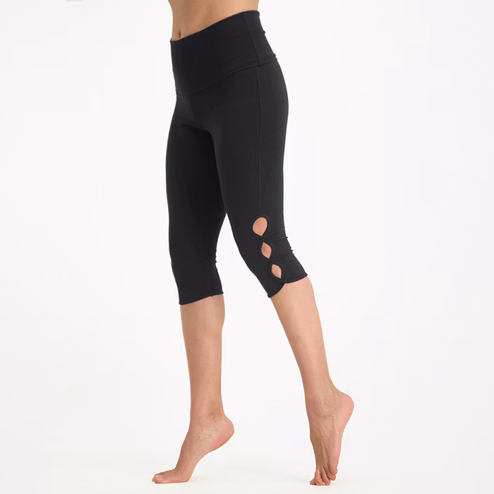 Yogaleggings Shanti Capri Urban Black - Urban Goddess