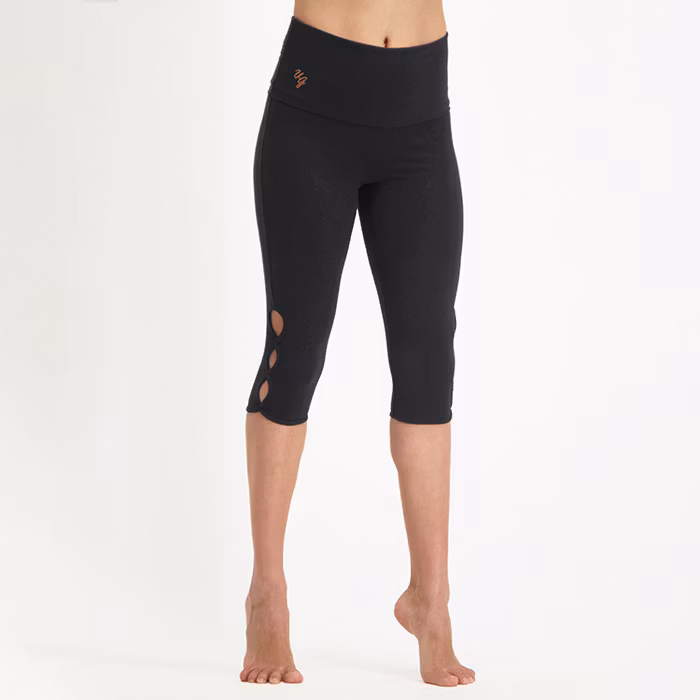 Yogaleggings Shanti Capri Urban Black - Urban Goddess