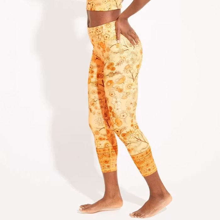 Yogaleggings Balance Woodstock High Waist 7/8 - Dharma Bums
