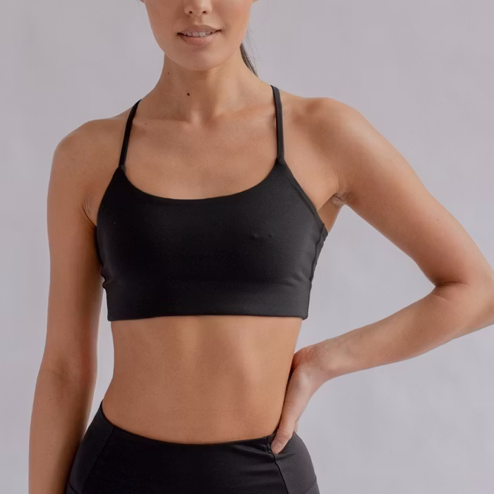 Sport-BH Yoga FLOAT Juliet Black - Girlfriend Collective