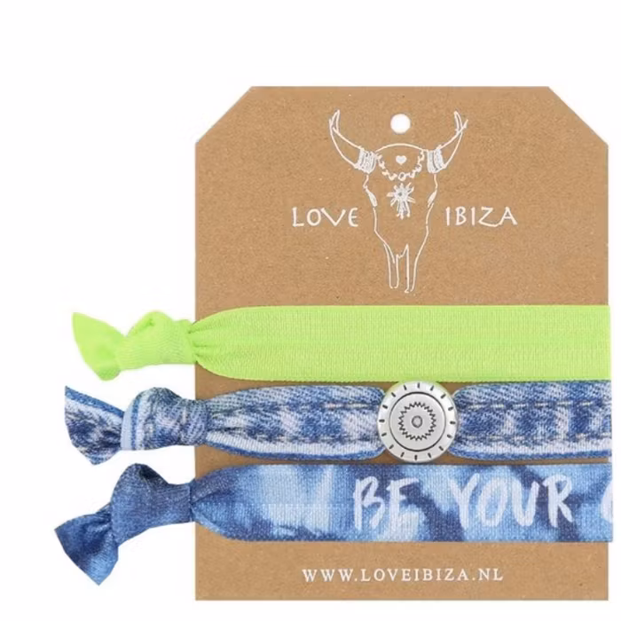 Hairties hårband/armband Be your own hero - Love Ibiza