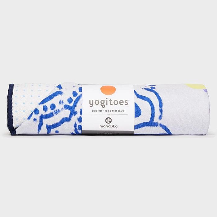 Yogahandduk Yogitoes Chakra Print Blue - Manduka
